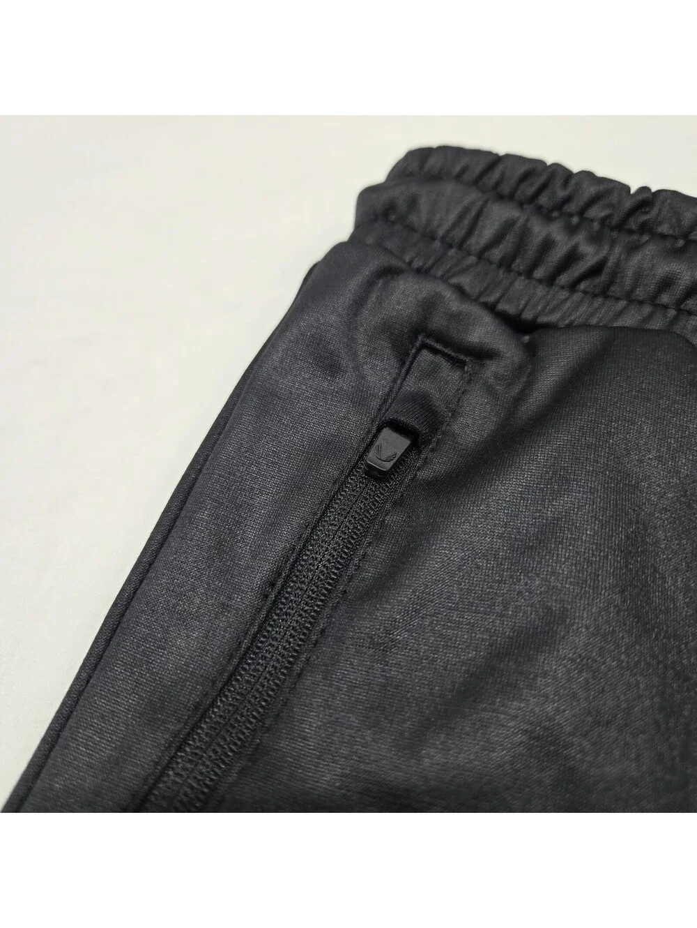 EUC Size M Men's ASVR Cinch Reflective Logo Jogger Pants Black Pockets DSG-0193